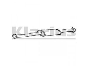 KLARIUS CN552E priekinis duslintuvas 
 Išmetimo sistema -> Duslintuvas
1705W7, 1705W8, 1706W4, 1316621080