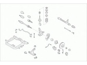 SACHS OPEL-MERIV-FS002 vairavimo mechanizmas; rato pakaba 
 Ašies montavimas/vairavimo mechanizmas/ratai -> Prekių paieška pagal schemą