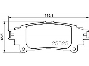 HELLA 8DB 355 021-661 stabdžių trinkelių rinkinys, diskinis stabdys 
 Techninės priežiūros dalys -> Papildomas remontas
0446647050