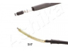 ASHIKA 131-05-517 trosas, stovėjimo stabdys 
 Stabdžių sistema -> Valdymo svirtys/trosai
MB928191