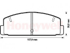 BENDIX 572193B stabdžių trinkelių rinkinys, diskinis stabdys 
 Techninės priežiūros dalys -> Papildomas remontas
B6Y82643ZA, FA6749280, FB712628ZA