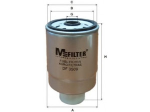 MFILTER DF 3509 kuro filtras 
 Techninės priežiūros dalys -> Papildomas remontas
13 32 1 329 270, MR 355233, 16403-6F900