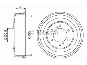 BOSCH 0 986 477 177 stabdžių būgnas 
 Stabdžių sistema -> Būgninis stabdys -> Stabdžių būgnas
43206 37G10, 43206 VE800
