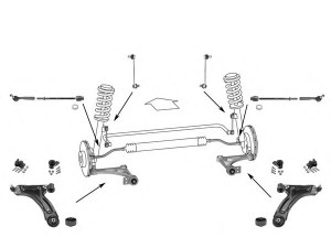 MEYLE WG0492600 vairavimo mechanizmas; rato pakaba 
 Vairavimas -> Prekių paieška pagal schemą