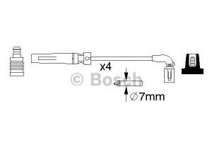 BOSCH 0 986 356 987 uždegimo laido komplektas 
 Kibirkšties / kaitinamasis uždegimas -> Uždegimo laidai/jungtys
96 497 773, 96211948, 96497773