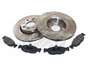 MAPCO 47758 stabdžių rinkinys, diskiniai stabdžiai 
 Stabdžių sistema -> Diskinis stabdys -> Stabdžių remonto rinkinys