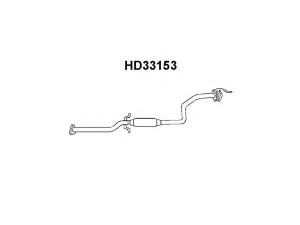 VENEPORTE HD33153 priekinis duslintuvas 
 Išmetimo sistema -> Duslintuvas
18220SR3307, 18220SR3E23