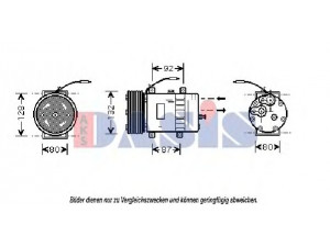 AKS DASIS 850670N kompresorius, oro kondicionierius 
 Oro kondicionavimas -> Kompresorius/dalys
11412631, 15082727, 20538307, 21184142