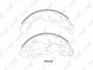 LYNXauto BS-7304 stabdžių trinkelių komplektas 
 Techninės priežiūros dalys -> Papildomas remontas
53200-79J00, 53200-79J01, 71742832