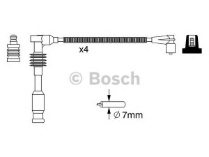 BOSCH 0 986 357 234 uždegimo laido komplektas 
 Kibirkšties / kaitinamasis uždegimas -> Uždegimo laidai/jungtys