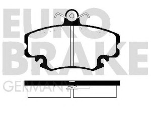 EUROBRAKE 5502229957 stabdžių trinkelių rinkinys, diskinis stabdys 
 Techninės priežiūros dalys -> Papildomas remontas
410602192R, 7701203795, 7701203796