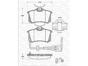 MAGNETI MARELLI 430216170257 stabdžių trinkelių rinkinys, diskinis stabdys 
 Techninės priežiūros dalys -> Papildomas remontas
0004209020, 0004209120, 0014200920