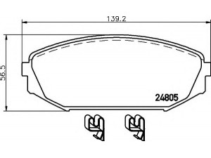 HELLA 8DB 355 014-681 stabdžių trinkelių rinkinys, diskinis stabdys 
 Techninės priežiūros dalys -> Papildomas remontas
43022S3VA00, 43022S3VA01, 43022S3VA02