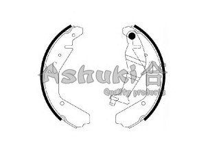 ASHUKI 1050-8208 stabdžių trinkelių komplektas 
 Techninės priežiūros dalys -> Papildomas remontas
53200-84E00, 53200-86G00