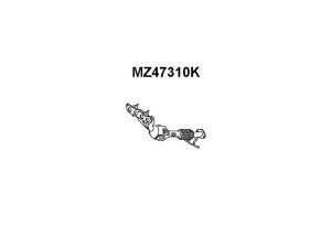 VENEPORTE MZ47310K kolektoriaus katalizatorius 
 Išmetimo sistema -> Kolektorius
LFY92050XC