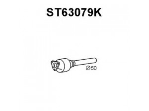VENEPORTE ST63079K katalizatoriaus keitiklis 
 Išmetimo sistema -> Katalizatoriaus keitiklis
028131089V, 028131089X, 028131701B