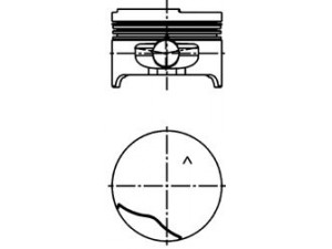 KOLBENSCHMIDT 40306620 stūmoklis 
 Variklis -> Cilindrai/stūmokliai