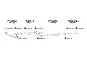 VENEPORTE 300143 išmetimo sistema 
 Išmetimo sistema -> Išmetimo sistema, visa