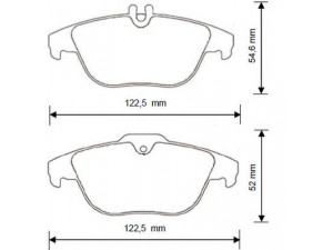 BENDIX 573248B stabdžių trinkelių rinkinys, diskinis stabdys 
 Techninės priežiūros dalys -> Papildomas remontas
0054200720, 0054204320, 0054204920