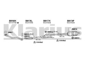 KLARIUS 060214U išmetimo sistema