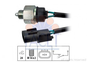 FACET 7.6313 jungiklis, atbulinės eigos žibintas 
 Elektros įranga -> Šviesų jungikliai/relės/valdymas -> Šviesų jungiklis/svirtis
93860-02510, 93860 02501