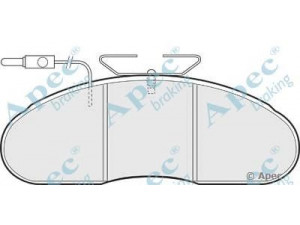 APEC braking PAD677 stabdžių trinkelių rinkinys, diskinis stabdys 
 Techninės priežiūros dalys -> Papildomas remontas
069030810, 5000295329, 7701203700