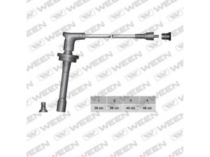 WEEN 110-4063 uždegimo laido komplektas 
 Kibirkšties / kaitinamasis uždegimas -> Uždegimo laidai/jungtys
406-3707247, 406-3707252, 406-3707257