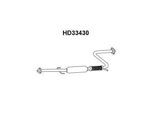 VENEPORTE HD33430 priekinis duslintuvas 
 Išmetimo sistema -> Duslintuvas
18220SV1A71, 18220SV4X31