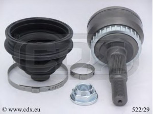 CDX 522/29 jungčių komplektas, kardaninis velenas 
 Ratų pavara -> Sujungimai/komplektas