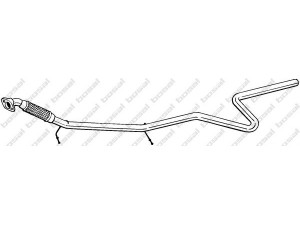BOSAL 965-129 išleidimo kolektorius 
 Išmetimo sistema -> Išmetimo vamzdžiai
1140450, 1141303, 1557454, C201-40-500