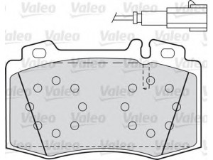 VALEO 598659 stabdžių trinkelių rinkinys, diskinis stabdys 
 Techninės priežiūros dalys -> Papildomas remontas
0034205820, 0044200520, 0044209020