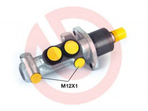 BREMBO M 61 102 pagrindinis cilindras, stabdžiai 
 Stabdžių sistema -> Pagrindinis stabdžių cilindras
4601G4, 4601G4, 0204123341, 132516B