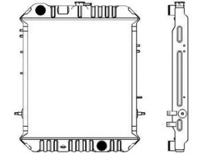 SAKURA  Automotive 1321-0228 radiatorius, variklio aušinimas