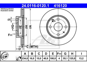 ATE 24.0116-0120.1 stabdžių diskas 
 Dviratė transporto priemonės -> Stabdžių sistema -> Stabdžių diskai / priedai
43512-97202-000