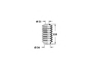 OCAP 1211084 gofruotoji membrana, vairavimas 
 Vairavimas -> Gofruotoji membrana/sandarinimai
861419831B, 861419831B