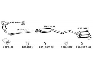 EBERSPÄCHER 082002 išmetimo sistema 
 Išmetimo sistema -> Išmetimo sistema, visa