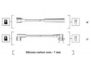 MAGNETI MARELLI 941215130798 uždegimo laido komplektas 
 Kibirkšties / kaitinamasis uždegimas -> Uždegimo laidai/jungtys