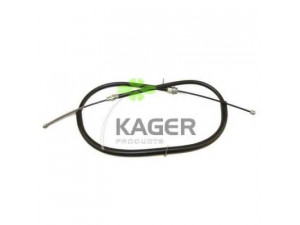 KAGER 19-0540 trosas, stovėjimo stabdys 
 Stabdžių sistema -> Valdymo svirtys/trosai
7700824636