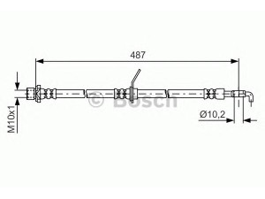 BOSCH 1 987 481 634 stabdžių žarnelė 
 Stabdžių sistema -> Stabdžių žarnelės
9094702B84