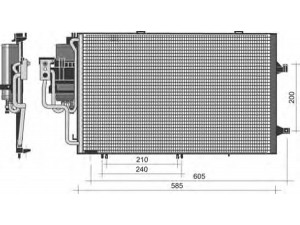 MAGNETI MARELLI 350203351000 kondensatorius, oro kondicionierius 
 Oro kondicionavimas -> Kondensatorius
1850092, 1850114