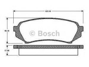 BOSCH 0 986 TB2 347 stabdžių trinkelių rinkinys, diskinis stabdys 
 Techninės priežiūros dalys -> Papildomas remontas
04466 60030, 04466 60070, 446660030