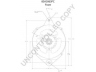 PRESTOLITE ELECTRIC 8SA3065PC kintamosios srovės generatorius
