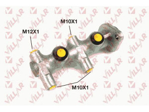 VILLAR 621.3337 pagrindinis cilindras, stabdžiai 
 Stabdžių sistema -> Pagrindinis stabdžių cilindras
1613087, 5138237, 6046469, 6046470