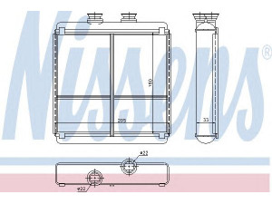 NISSENS 72042 šilumokaitis, salono šildymas 
 Šildymas / vėdinimas -> Šilumokaitis
204 830 00 61, A2048300061