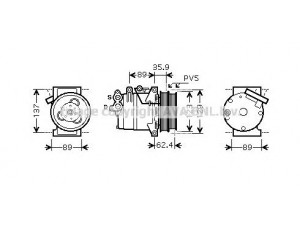 AVA QUALITY COOLING FDK433 kompresorius, oro kondicionierius 
 Oro kondicionavimas -> Kompresorius/dalys
1353483, 1355809, 1388316, 1432750
