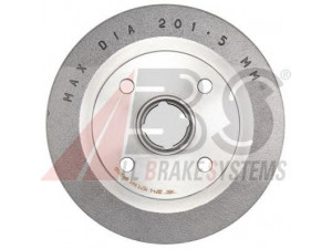 A.B.S. 2871-S stabdžių būgnas 
 Stabdžių sistema -> Būgninis stabdys -> Stabdžių būgnas
58411FD100