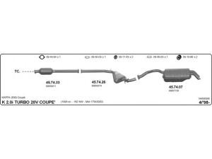 IMASAF 546000086 išmetimo sistema 
 Išmetimo sistema -> Išmetimo sistema, visa