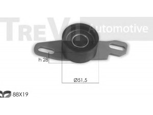 TREVI AUTOMOTIVE KD1435 paskirstymo diržo komplektas 
 Techninės priežiūros dalys -> Papildomas remontas