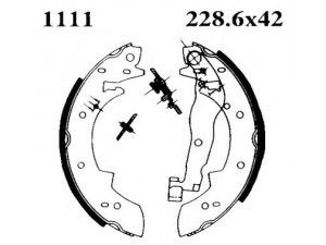 BSF 01111 stabdžių trinkelių komplektas 
 Techninės priežiūros dalys -> Papildomas remontas
423804, 423805, 423886, 424115