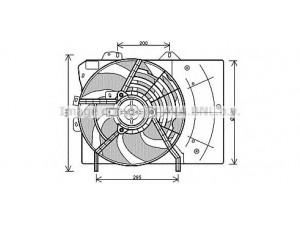 AVA QUALITY COOLING PE7539 ventiliatorius, radiatoriaus 
 Aušinimo sistema -> Radiatoriaus ventiliatorius
1253H0, 1253H5, 1253P9, 1253Q0
